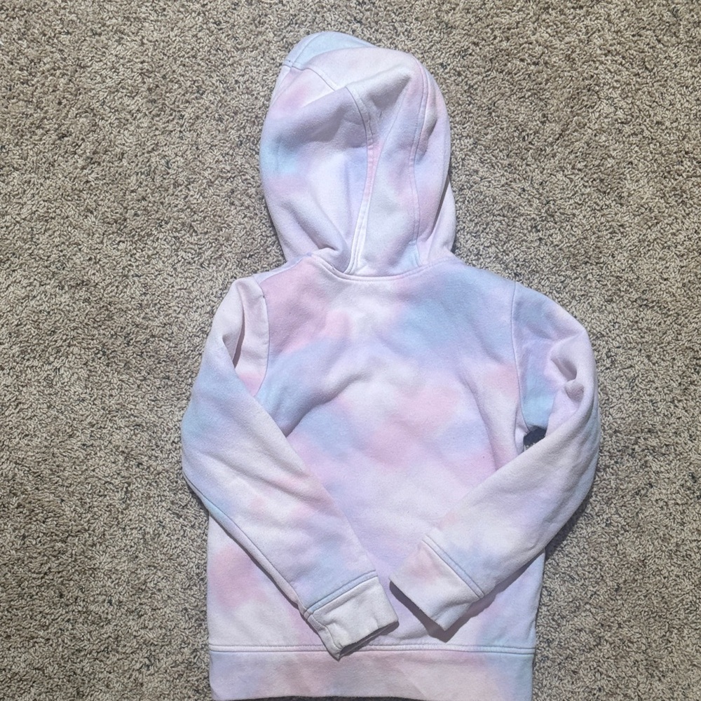wonder nation Pastel Tie-Dye Zip Hoodie - Pink & Blue - Picture 4 of 4